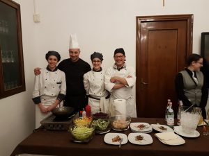 Cena all’IPSEOA nel passato di Roma il futuro del lavoro