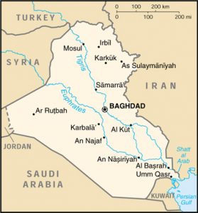 mappa Iraq