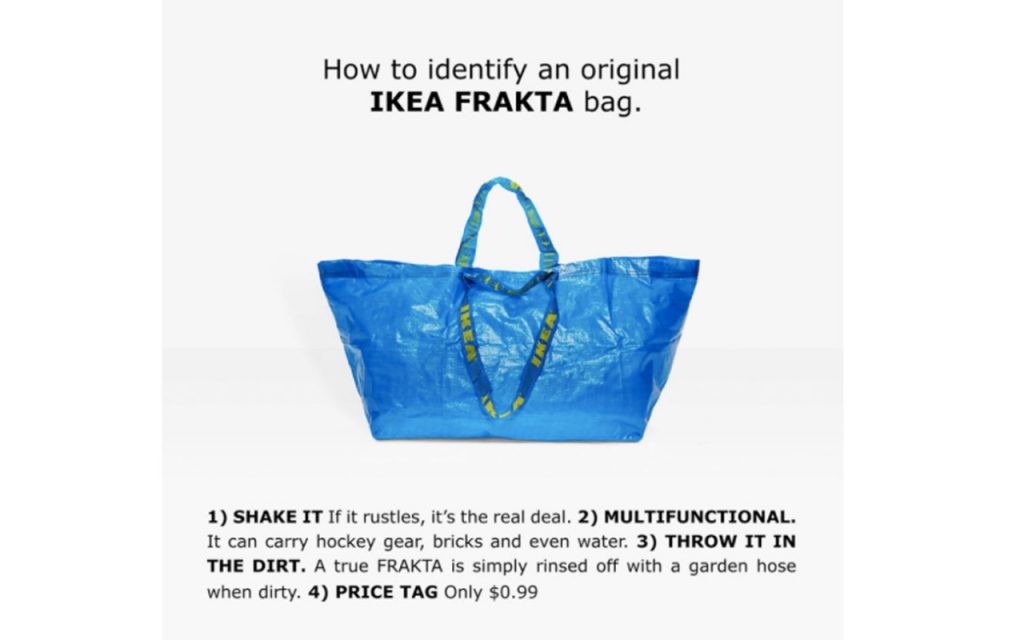Balenciaga vs Ikea